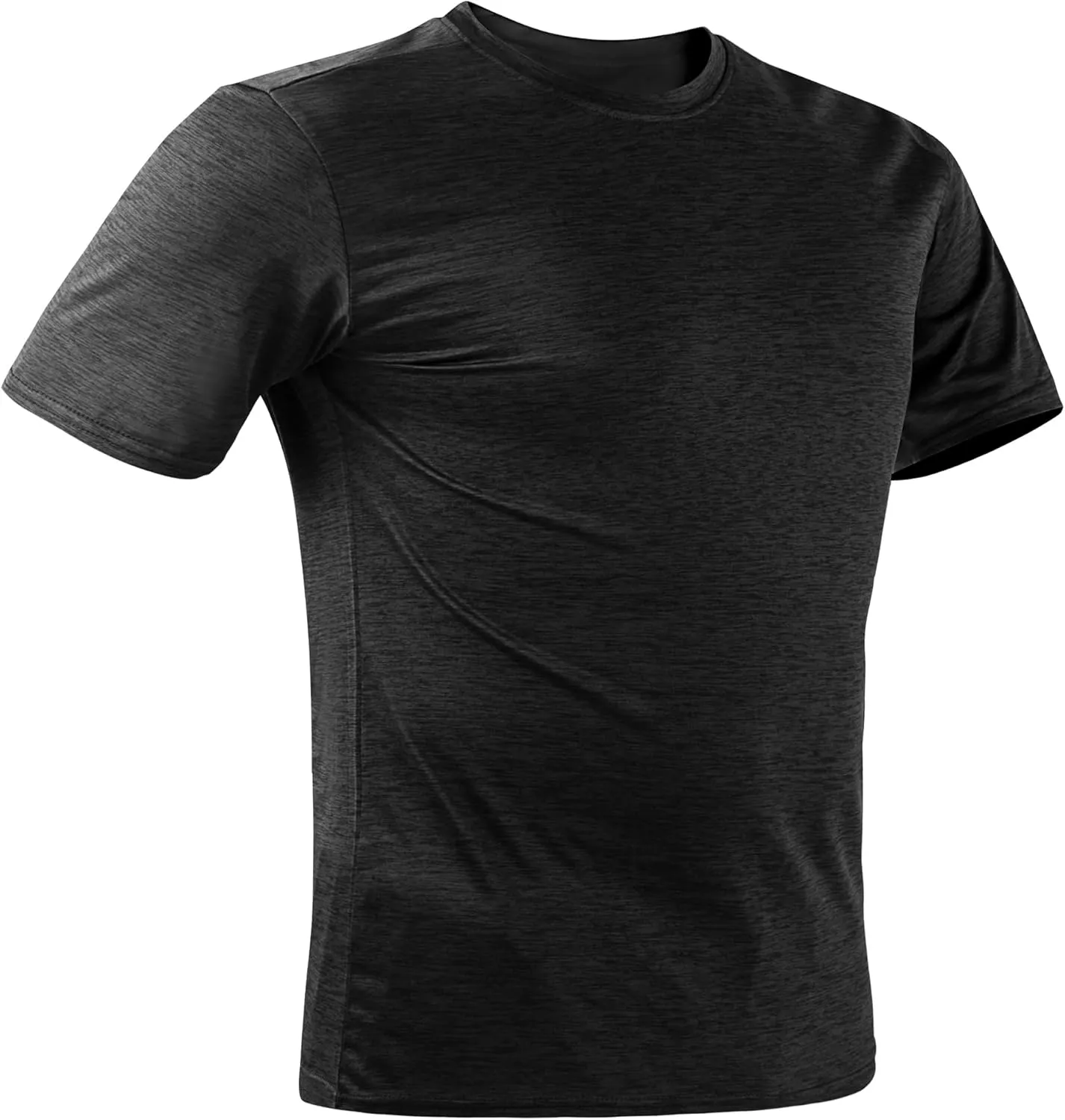 2&5 Pack Men's Sports T Shirts,Crew Neck Breathable Quick-Dry Short Sleeve, Lightweight Tee for Athletic Running
