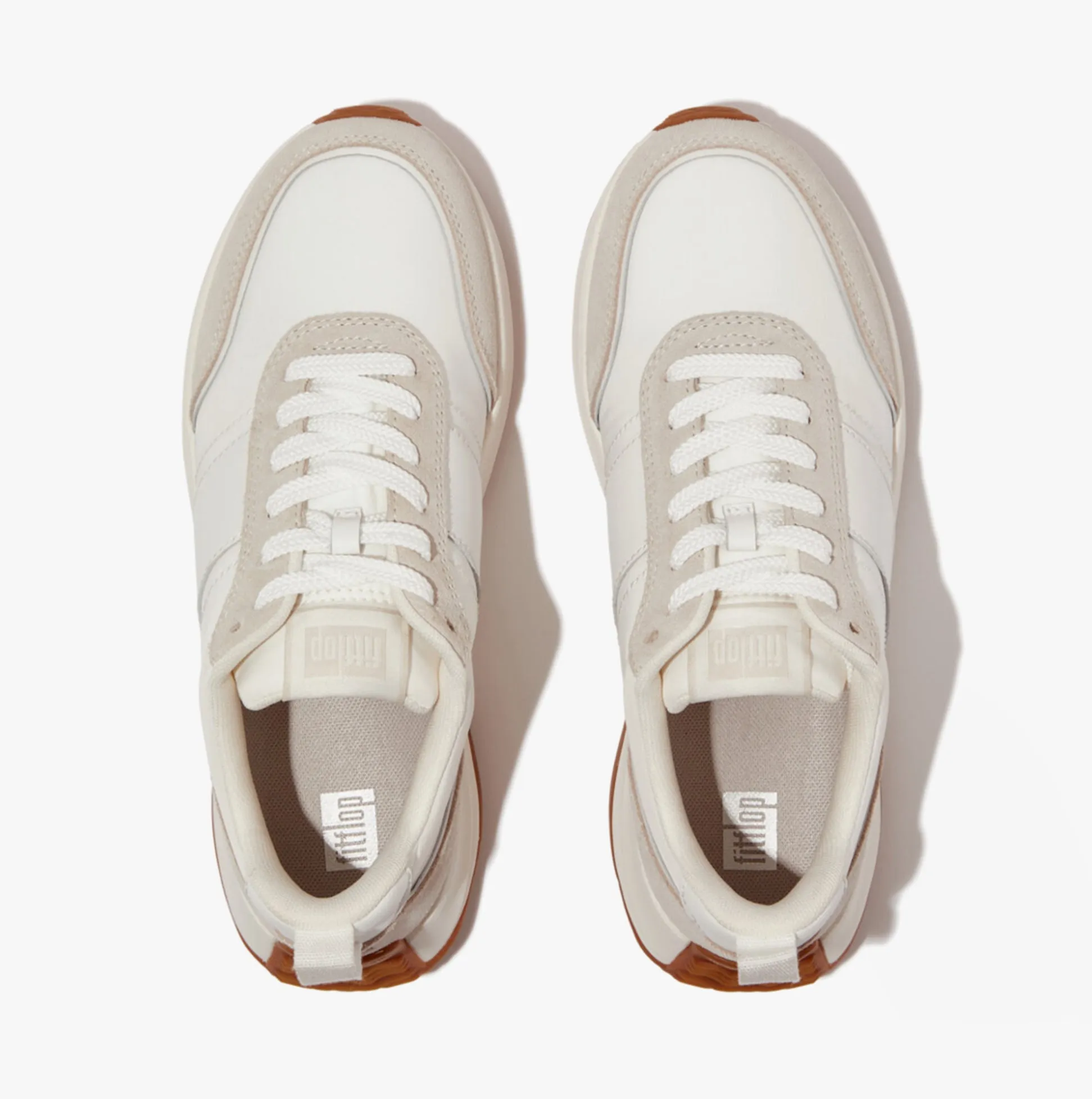 F-MODE Womens Trainers Urban White Mix
