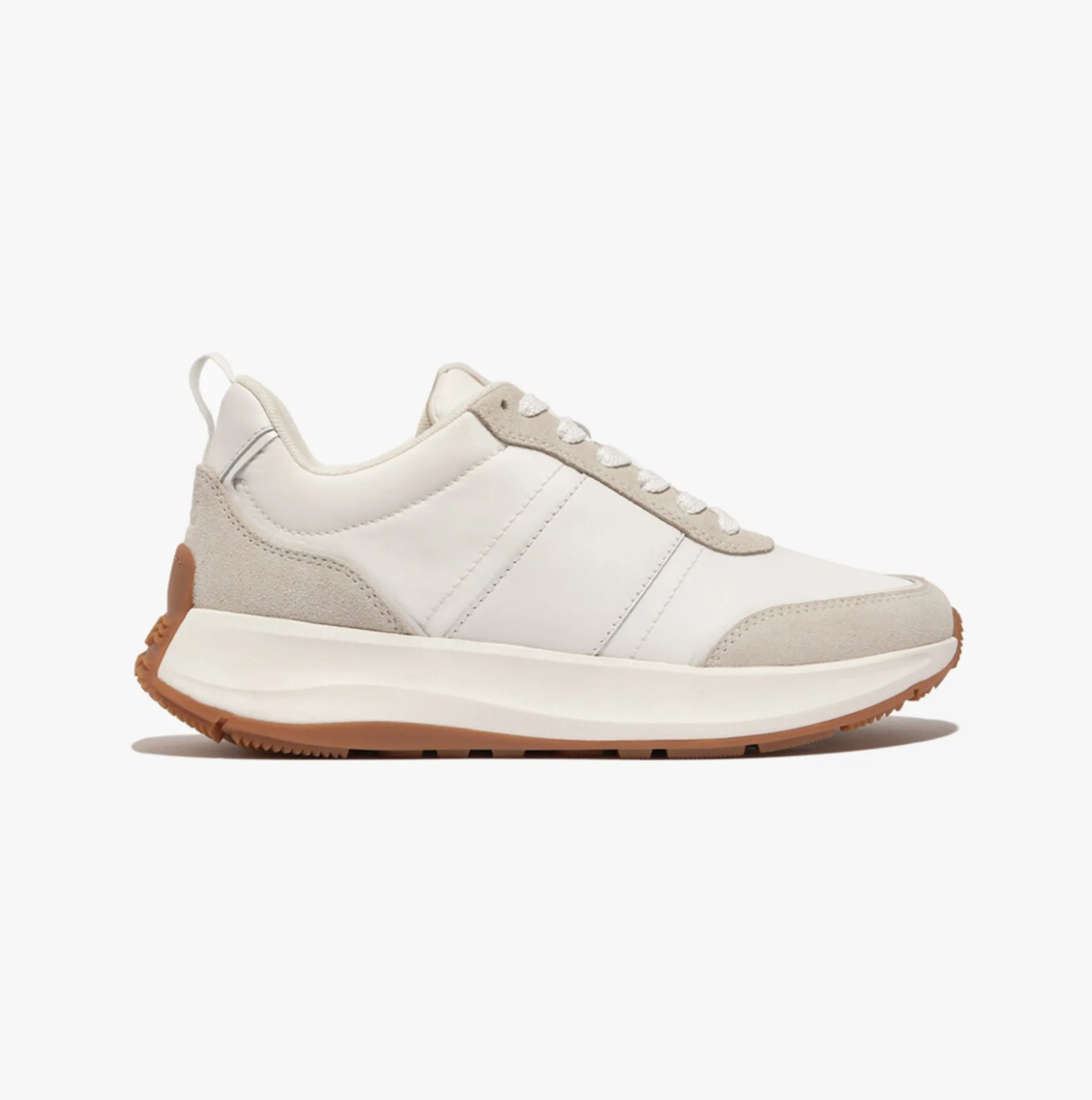 F-MODE Womens Trainers Urban White Mix