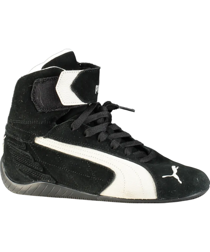 Puma Black / Warm White Speedcat Mid Sneakers Unisex UK 4 EU 37 👠