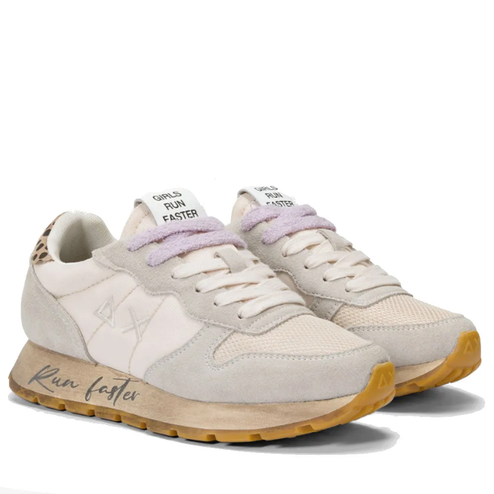 Scarpe Donna Sun68 Sneakers Ally Vintage Colore  Bianco Panna - Z44207