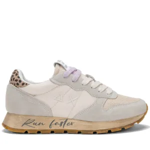 Scarpe Donna Sun68 Sneakers Ally Vintage Colore  Bianco Panna - Z44207