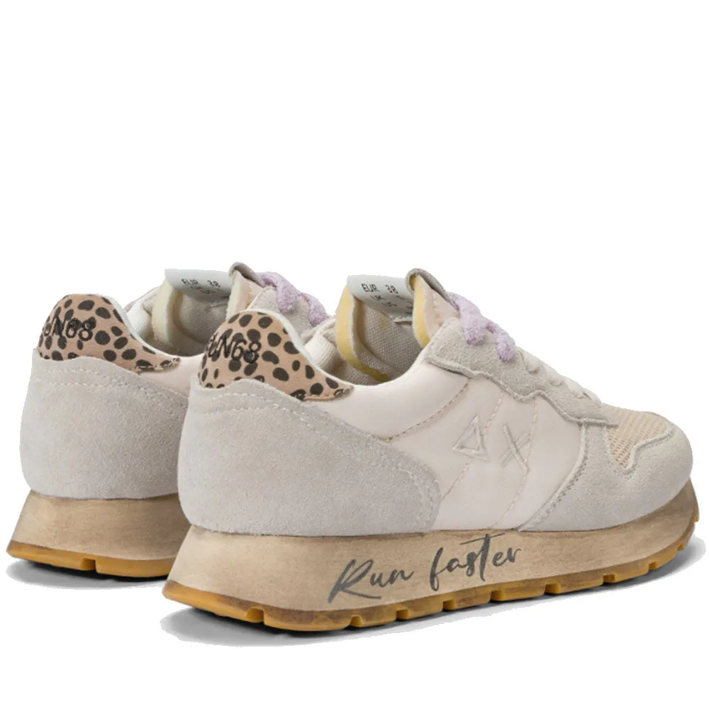 Scarpe Donna Sun68 Sneakers Ally Vintage Colore  Bianco Panna - Z44207